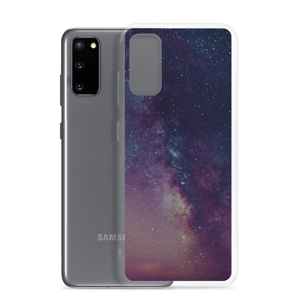 Renerded Purple Space Galaxy Samsung Phone Case