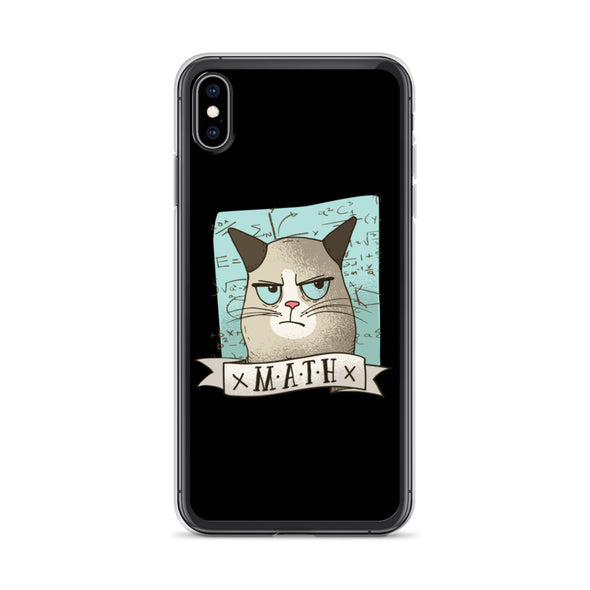 Renerded Mean Kitty Math iPhone Case