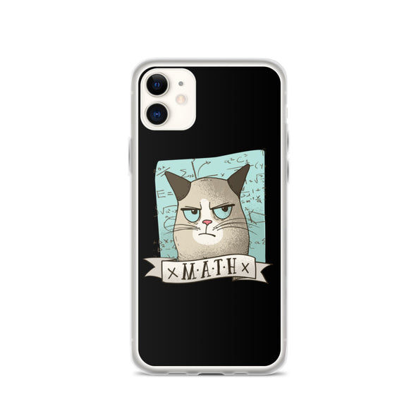 Renerded Mean Kitty Math iPhone Case