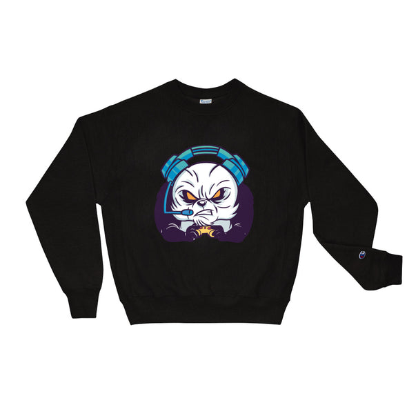 Renerded Monster Gamer Black Champion Sweatshirt