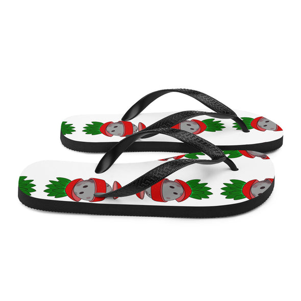 Renerded Strawberry Moon Phase Flip-Flops