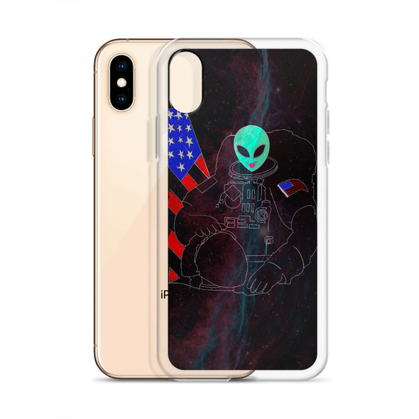 Renerded Space Alien Astronaut iPhone Case (All Current Models)