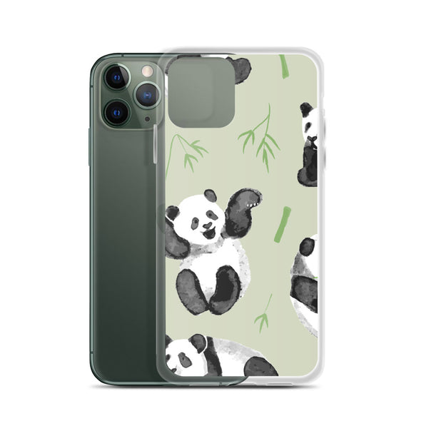 Renerded Panda Pattern iPhone Case Phone