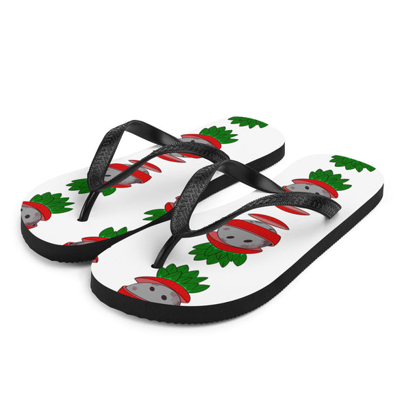 Renerded Strawberry Moon Phase Flip-Flops