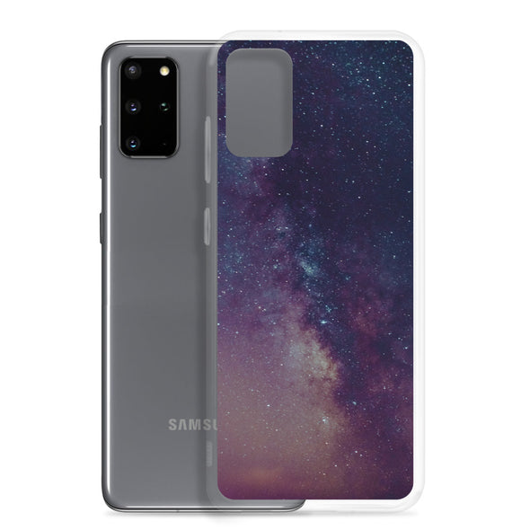 Renerded Purple Space Galaxy Samsung Phone Case