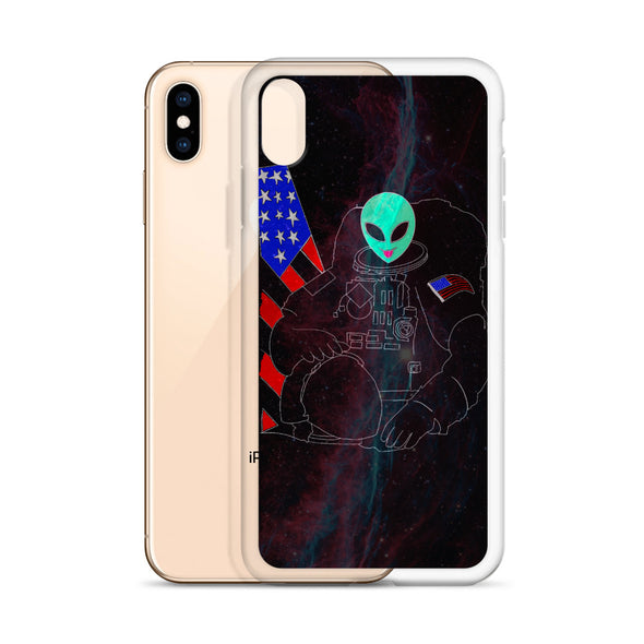 Renerded Space Alien Astronaut iPhone Case (All Current Models)