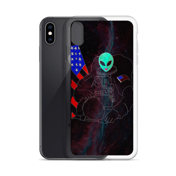 Renerded Space Alien Astronaut iPhone Case (All Current Models)