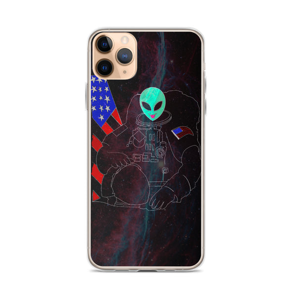 Renerded Space Alien Astronaut iPhone Case (All Current Models)