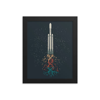 Renerded Framed Poster