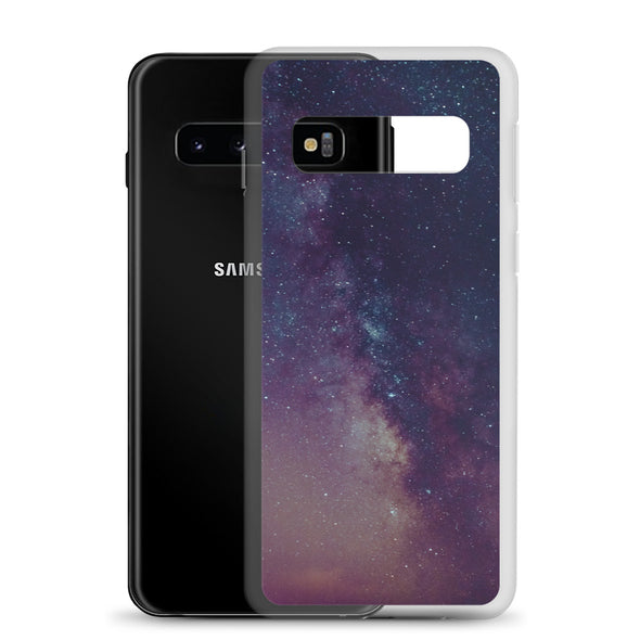 Renerded Purple Space Galaxy Samsung Phone Case