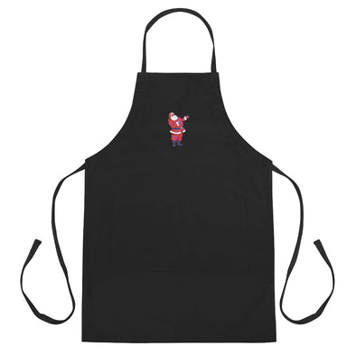 Renerded Santa Embroidered Apron