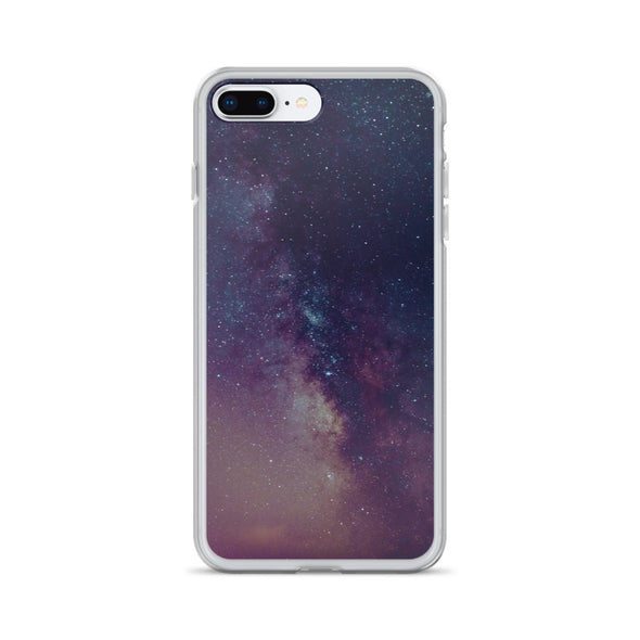 Renerded Purple Space Galaxy iPhone Case