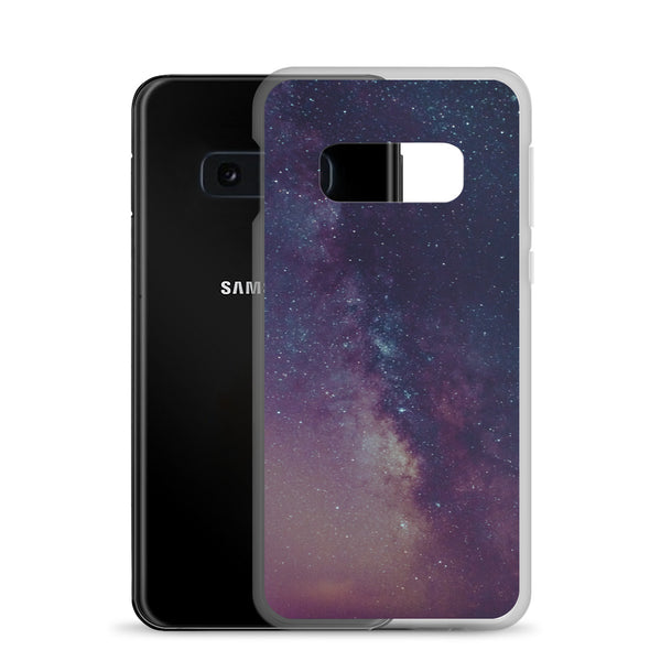 Renerded Purple Space Galaxy Samsung Phone Case