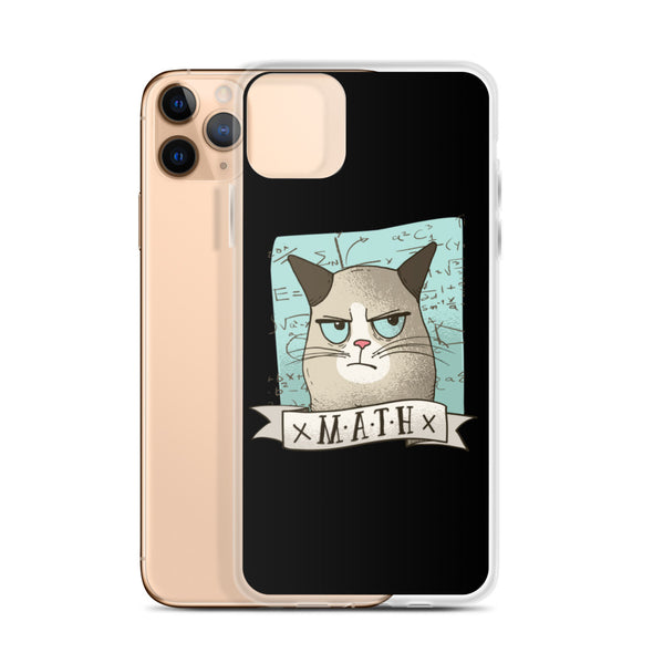 Renerded Mean Kitty Math iPhone Case