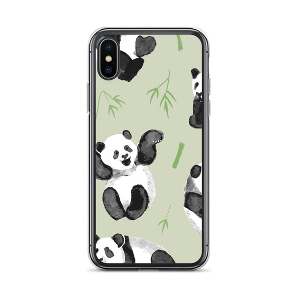 Renerded Panda Pattern iPhone Case Phone