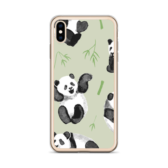 Renerded Panda Pattern iPhone Case Phone