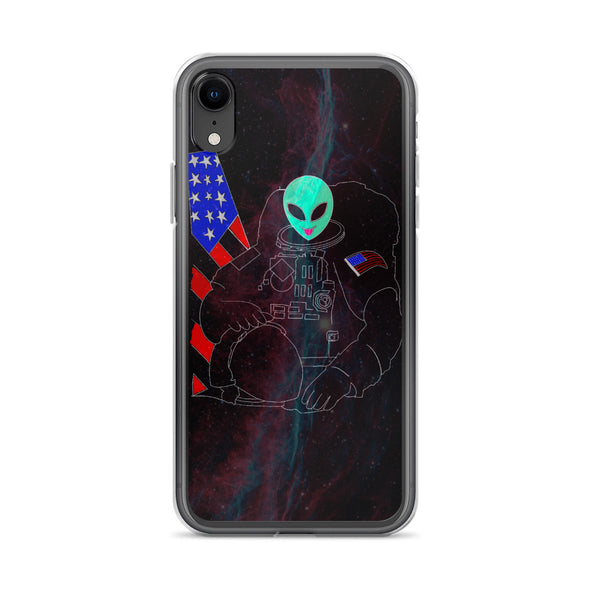 Renerded Space Alien Astronaut iPhone Case (All Current Models)