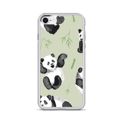 Renerded Panda Pattern iPhone Case Phone