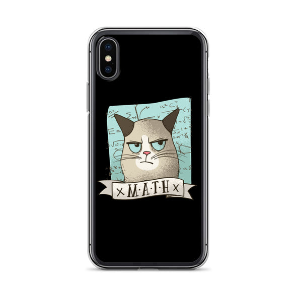 Renerded Mean Kitty Math iPhone Case