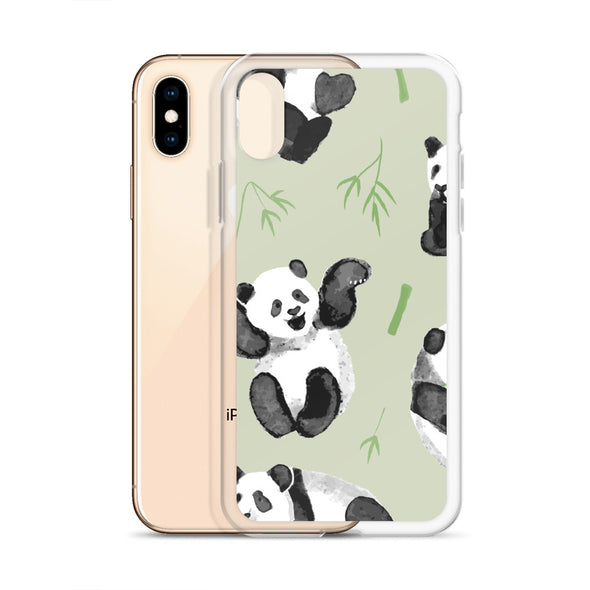 Renerded Panda Pattern iPhone Case Phone