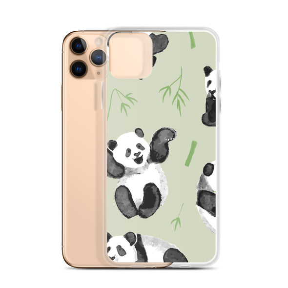 Renerded Panda Pattern iPhone Case Phone