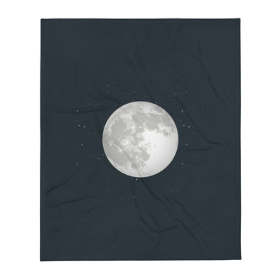 Renerded Singularity Moon Throw Blanket