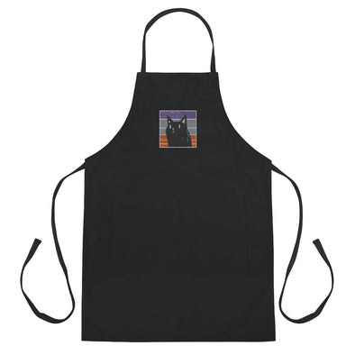 Renerded Kool Kitten Embroidered Apron