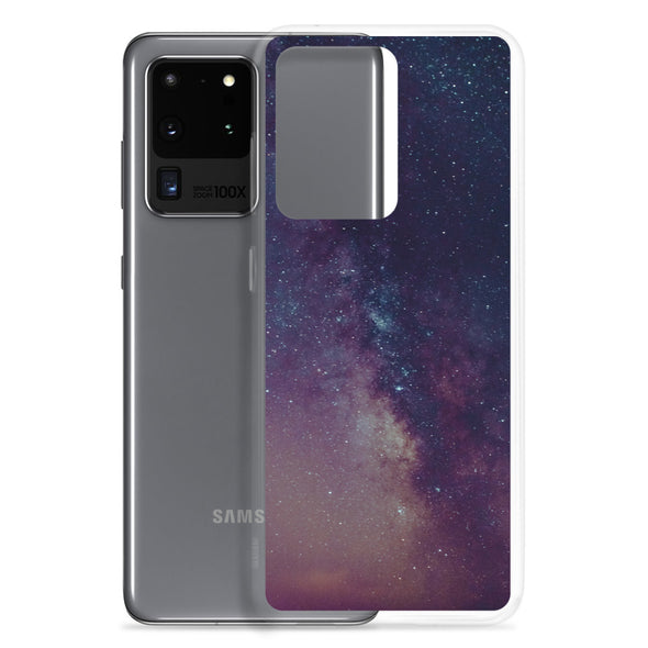 Renerded Purple Space Galaxy Samsung Phone Case