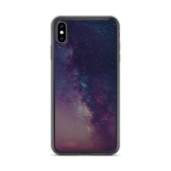 Renerded Purple Space Galaxy iPhone Case