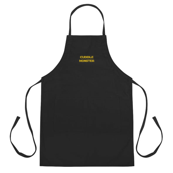 Renerded Cuddle Monster Embroidered Apron