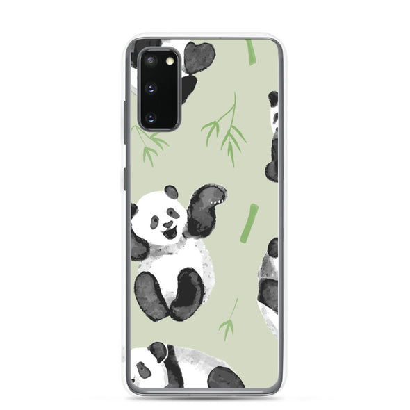 Renerded Panda Pattern Samsung Phone Case