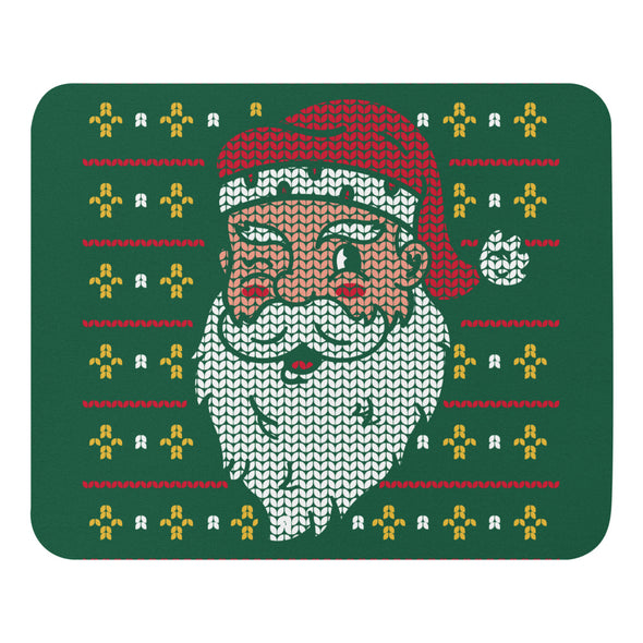 Renerded 8 Bit Santa Pattern Mouse Pad