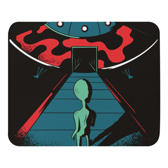 Renerded Escaping Alien Mouse Pad