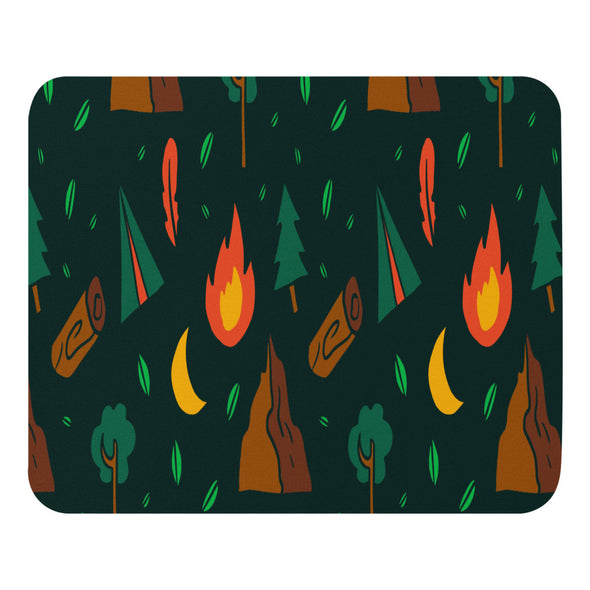 Renerded Campfire Pattern Mouse Pad