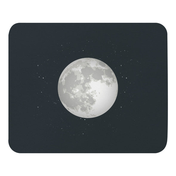 Renerded Clear Night Full Moon Mouse Pad