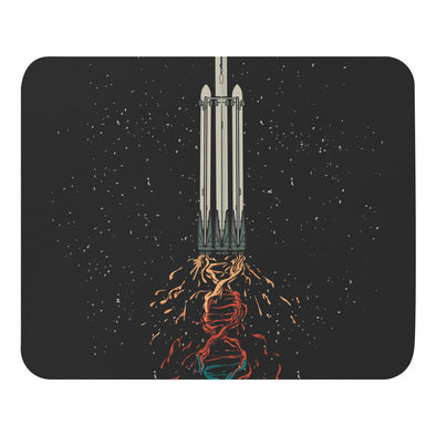 Renerded Space Ship Launch Mouse Pad