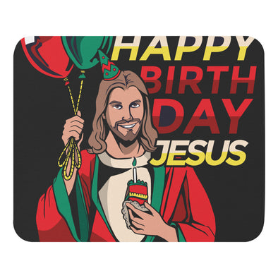 Renerded Happy Birthday Jesus Mouse Pad