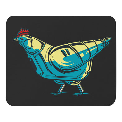 Renerded Chicken Robot Mouse Pad