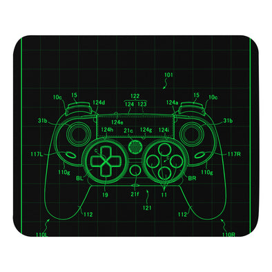 Renerded Player Controller Grid Mouse Pad