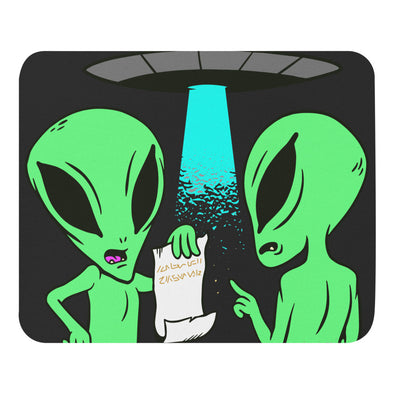 Renerded Alien Plan Mouse Pad