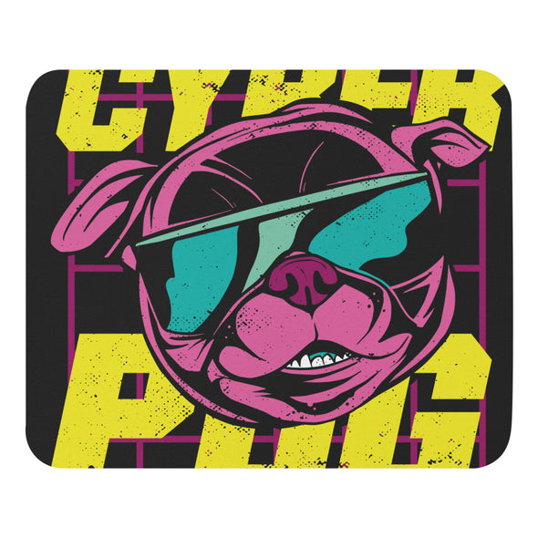 Renerded Cyber Pug Mouse Pad