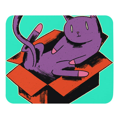 Renerded Box Cat Mouse Pad