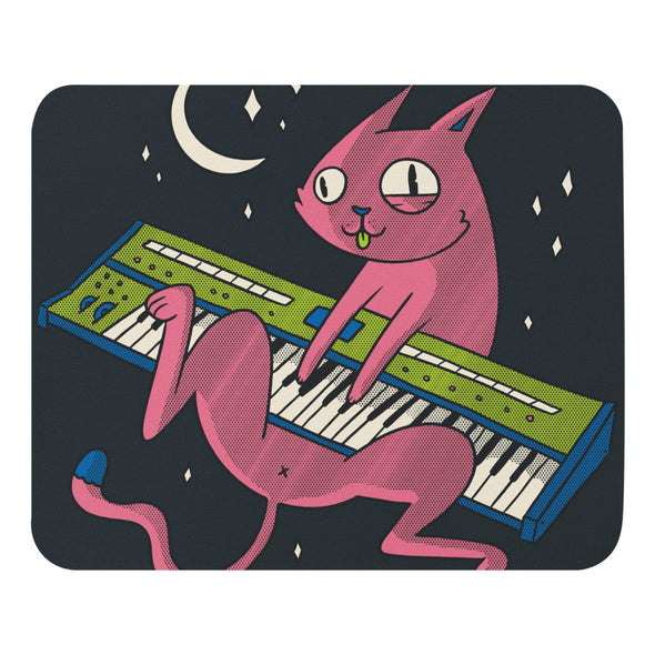 Renerded Cat and Keyboard Mouse Pad