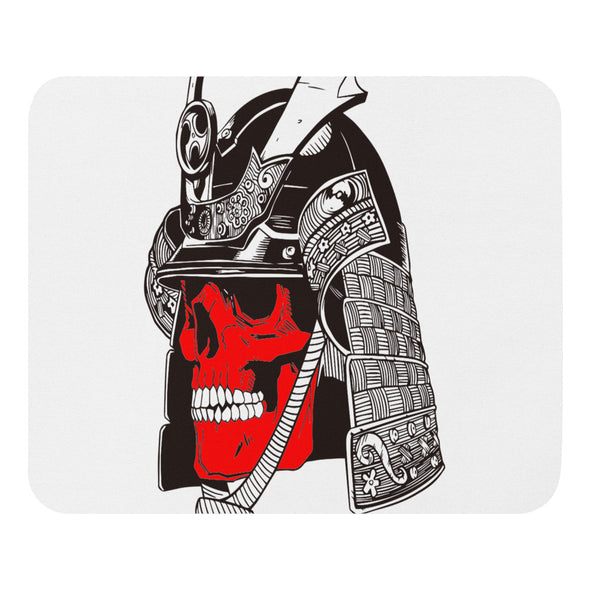 Renerded Red Face Samurai Skeleton_Amzn2 Mouse Pad