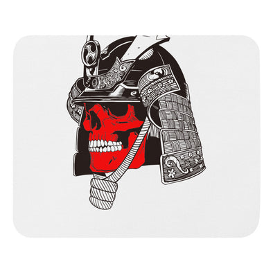 Renerded Red Face Samurai Skeleton_Amzn3 Mouse Pad