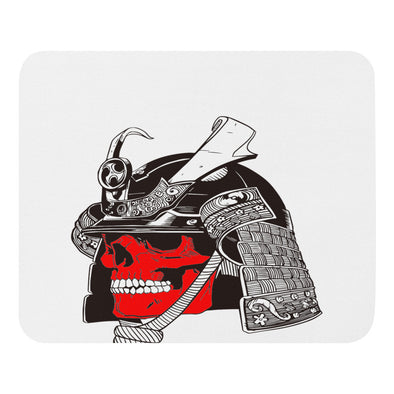 Renerded Red Face Samurai Skeleton_Amzn5 Mouse Pad