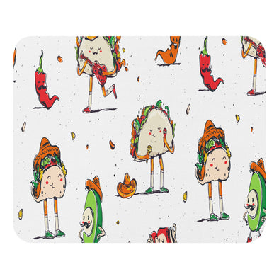 Renerded pattern-5-de-mayo-taco-maracas-avocado-beer-TP Mouse Pad