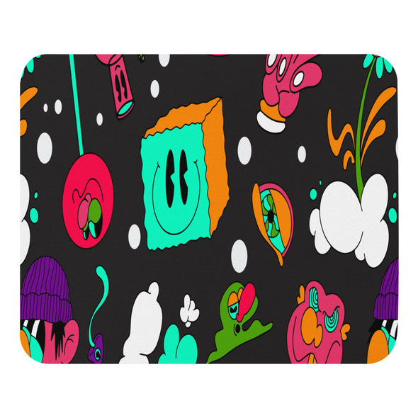 Renerded TrippyPattern Mouse Pad