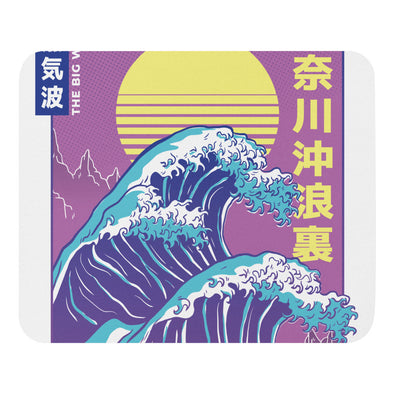 Renerded 4122-big-wave-vaporwave--PR Mouse Pad