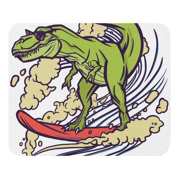 Renerded 4218-DinosaurSurfing-PR Mouse Pad